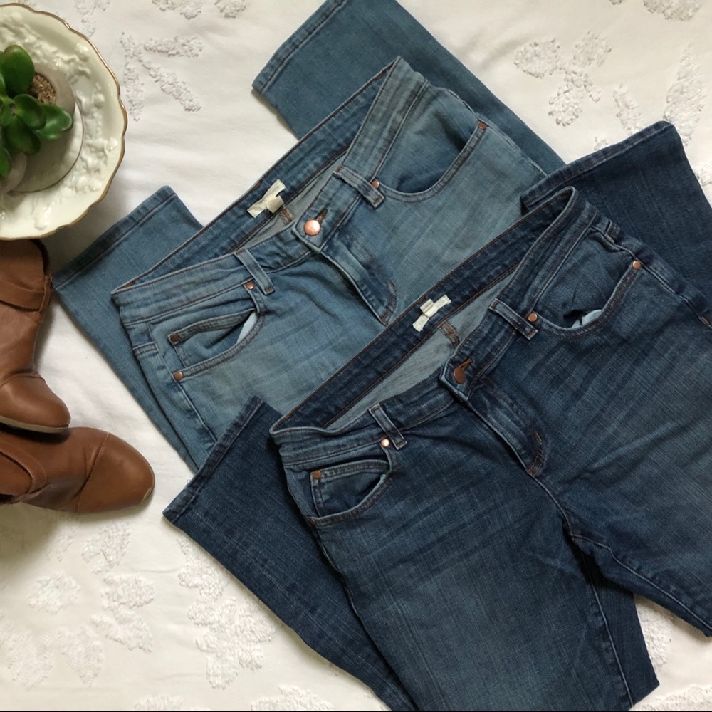 Eileen Fisher Denim Jeans- Lot of 2